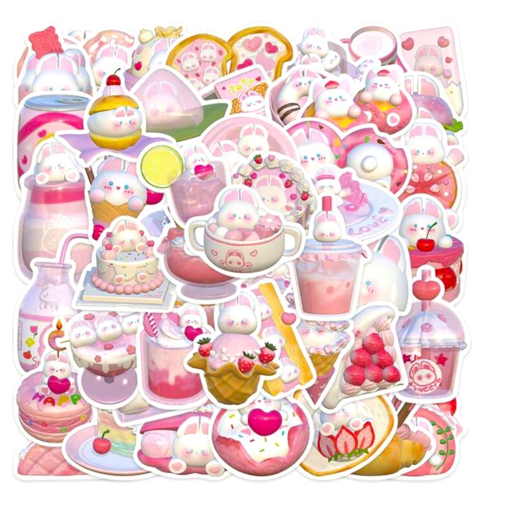 🀄️Anime Bunny Fun Sticker Set🀄️
